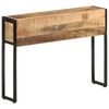 vidaXL Planter 90x20x68 cm Rough Mango Wood