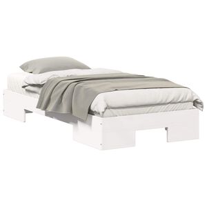 vidaXL Bed Frame White 100 x 200 cm