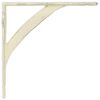 vidaXL Wall Shelf Brackets 12 pcs Antique White 14.5 x 14.5 x 3.5 cm