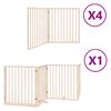 vidaXL Dog Gate with Door Foldable 12 Panels 960 cm Poplar Wood