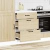 vidaXL Kitchen Base Cabinet Lucca Sonoma Oak Engineered Wood