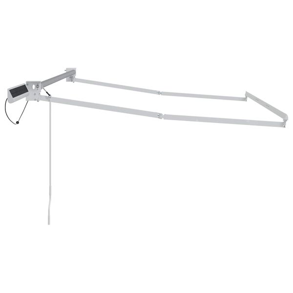 vidaXL Electric Retractable Awning Frame White 2.5 x 2 m Steel