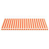 vidaXL Replacement Fabric for Awning Yellow and Orange 6x3 m
