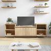 vidaXL TV Cabinet Sonoma Oak 160x35x55 cm Engineered Wood
