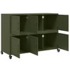 vidaXL Sideboard Olive Green 100.5x39x72 cm Steel