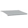 vidaXL Retractable Awning Anthracite and White 500 x 350 cm