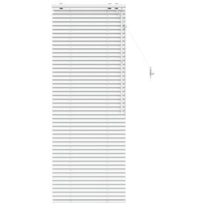 vidaXL Venetian Blind White 60 x 160 cm 35 mm Solid Paulownia Wood