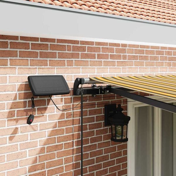 vidaXL Retractable Awning Manual Multicolour 500 x 300 cm Fabric