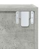 vidaXL Wall-mounted TV Cabinet Concrete Grey 37x37x107 cm Engineered Wood