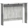 vidaXL Radiator Cover Concrete Grey 112 x 19 x 81.5 cm Engineered Wood