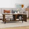 vidaXL Coffee Table Smoked Oak 90x50x40 cm Engineered Wood