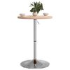 vidaXL Bar Table &Oslash;50x90.5 cm Solid Wood Oak