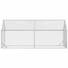 vidaXL Chicken Cage Silver 400x170x177cm Galvanised Steel