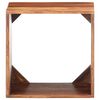 vidaXL Wall Cube Shelf Brown 40 x 30 x 40 cm Solid Acacia Wood