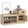 vidaXL Shoe Cabinet Sonoma Oak 100x42x60 cm Engineered Wood