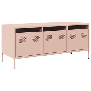 vidaXL TV Cabinet Pink 101.5x39x43.5 cm Cold-rolled Steel