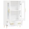 vidaXL Highboard White 69.5x31x115 cm Engineered Wood