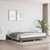 vidaXL Bed Frame without Mattress Dark Grey 180x200cm Super King Fabric