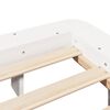 vidaXL Bed Frame without Mattress White 200x200 cm Solid Wood Pine