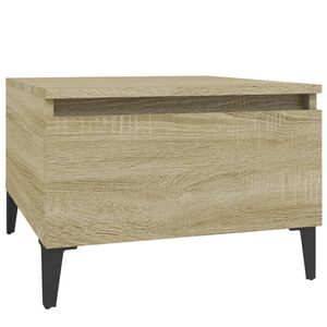 vidaXL Side Table Sonoma Oak 50x46x35 cm Engineered Wood