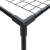 vidaXL 3-Tier Plant Stand Black 200 x 32 x 104 cm Steel