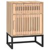 vidaXL Bedside Cabinet 40x30x55.5 cm Engineered Wood&Iron