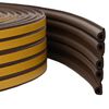 vidaXL Self-Adhesive Window Seal Brown 9 x 6 mm 25 m EPDM Foam