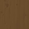 vidaXL Middle Sofas with Cushions 2 pcs Honey Brown Solid Wood Pine