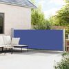 vidaXL Patio Retractable Side Awning 140x600 cm Blue