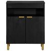 vidaXL Sideboard Black 60x33x75 cm Engineered Wood