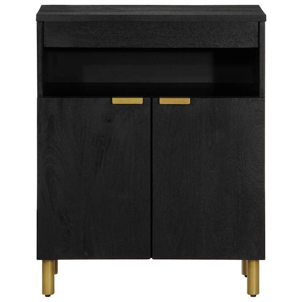 vidaXL Sideboard Black 60x33x75 cm Engineered Wood