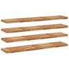 vidaXL Floating Shelves 4 pcs 160x30x4 cm Oil Finished Solid Wood Acacia