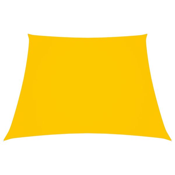vidaXL Sunshade Sail Oxford Fabric Trapezium 2/4x3 m Yellow