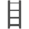 vidaXL Book Cabinet/Room Divider Grey 60x35x125 cm Solid Wood