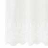 vidaXL Lace Curtain with Curtains Floral White 245 x 600 cm Polyester