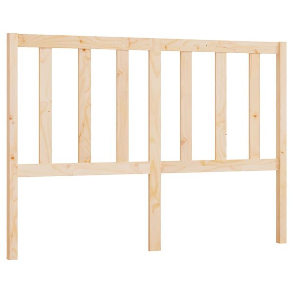 vidaXL Bed Headboard 156x4x100 cm Solid Wood Pine