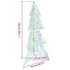 vidaXL Christmas Tree with 160 LEDs Multicolour 150 cm Acrylic