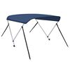 vidaXL 2 Bow Bimini Top Navy Blue 150x120x110 cm