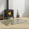 vidaXL Fireplace Glass Plate Rectangular 100x60 cm