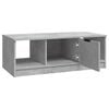 vidaXL Coffee Table Concrete Grey 102x50x36 cm Engineered Wood
