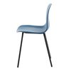 Venture Home Dining Chairs 2 pcs Arctic Plastic Black and Blue