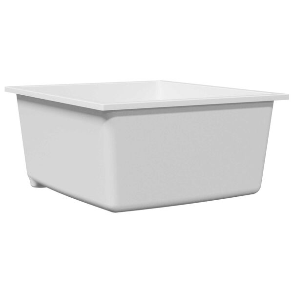 vidaXL Kitchen Sink White 38 x 44 x 20 cm Granite