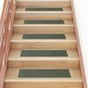 vidaXL Stair Mats Self-adhesive 15 pcs 76x20 cm Green Rectangular