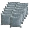 vidaXL Cushion Cover 12 pcs HOUTEN Light Blue 40 x 40 cm