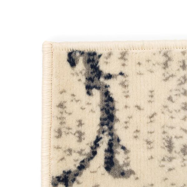 vidaXL Modern Rug Floral Design 140x200 cm Beige/Blue
