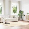 vidaXL Shaggy Rug High Pile NAVARRA Cream 240x240 cm Polyester