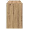 vidaXL Desk Artisan Oak 109 x 50 x 78 cm Engineered Wood