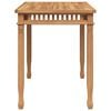 vidaXL Garden Dining Table 120x65x80 cm Solid Teak Wood