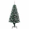 vidaXL Artificial Christmas Tree with 150 LEDs with Stand Green 150 cm