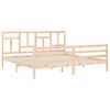 vidaXL Bed Frame without Mattress 200x200 cm Solid Wood